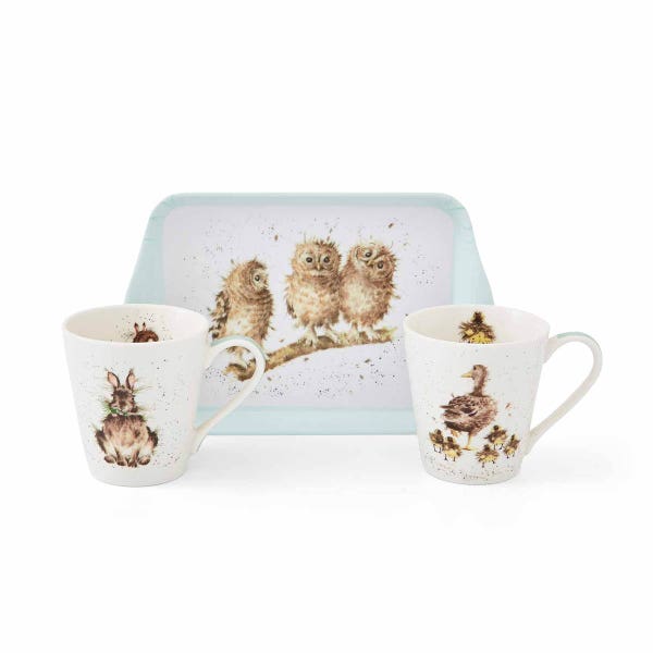 royal worcester Wrendale Designs Mug & Tray Set