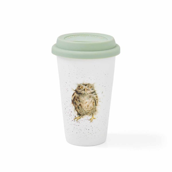 royal worcester Wrendale Designs Owl Travel Mug