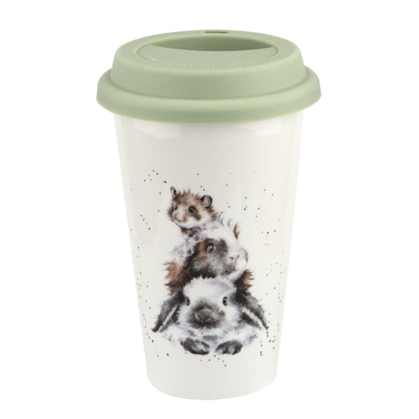 royal worcester Wrendale Designs Piggy Travel Mug
