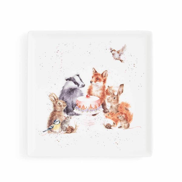 royal worcester Wrendale Designs Square Plate