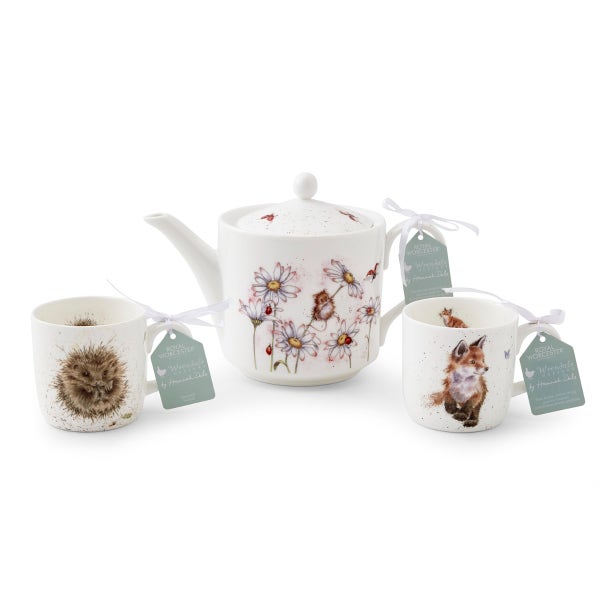 Royal Worcester Wrendale Designs Tea For Two Set