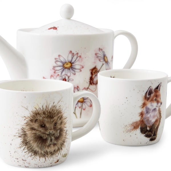 Royal Worcester Wrendale Designs Tea For Two Set