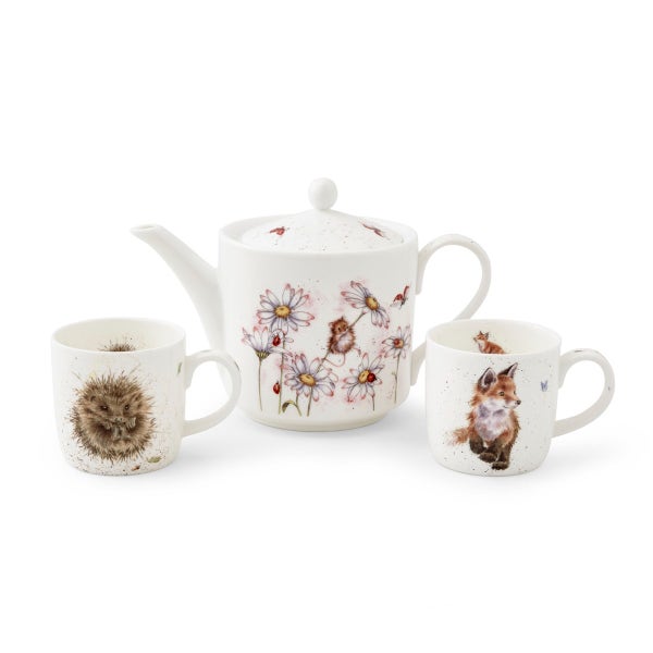 royal worcester Wrendale Designs Tea for Two Set