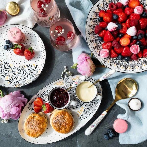 Royal Worcester Sara Miller Artisanne Noir Medium Serving Platter