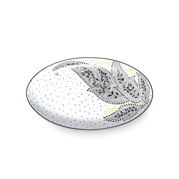 royal worcester Sara Miller Artisanne Noir Medium Serving Platter