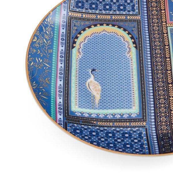 Royal Worcester Sara Miller India Set Of 4 Cake Plates