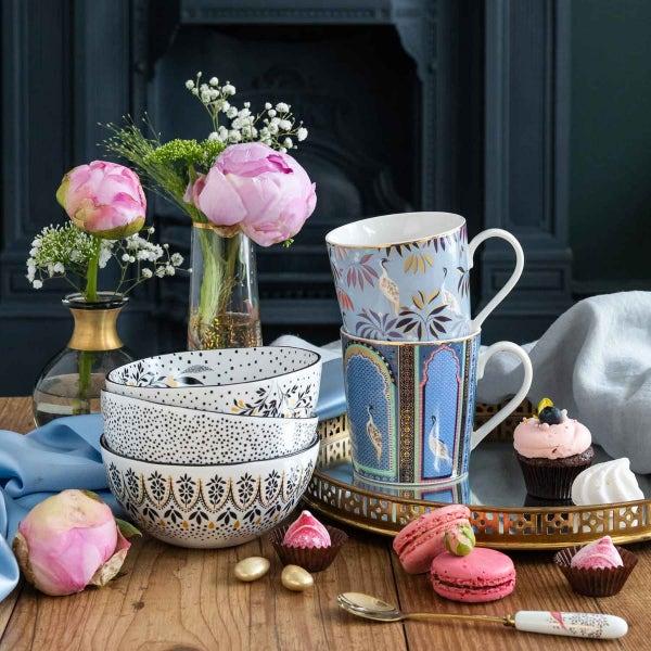 Royal Worcester Sara Miller London India Lattice Windows Mug