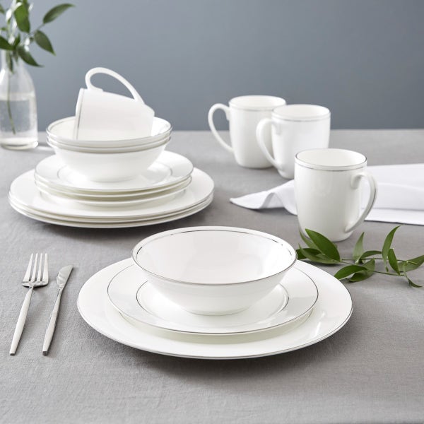 Royal Worcester Serendipity Platinum Duo 16 Piece Set