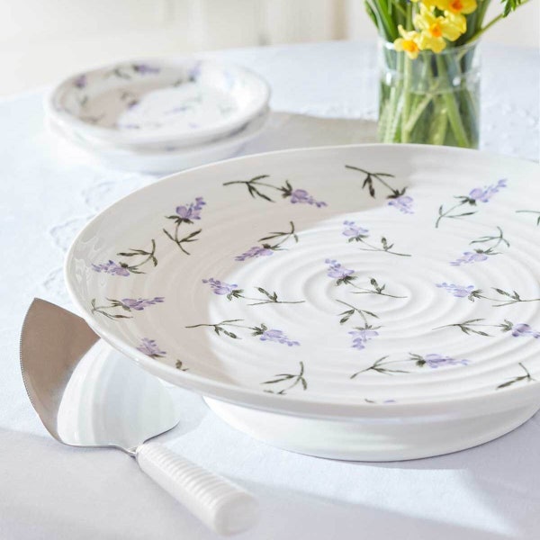 Royal Worcester Sophie Conran Lavandula Footed Cake Stand