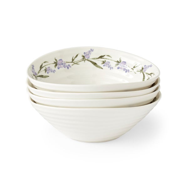 royal worcester Sophie Conran Lavandula Set of 4 Cereal Bowls