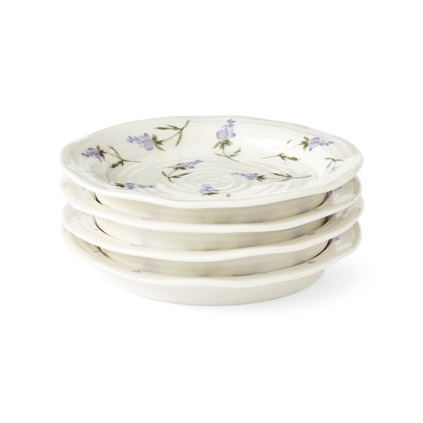 royal worcester Sophie Conran Lavandula Set of 4 Tea Plates