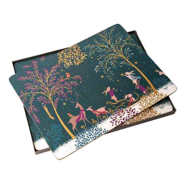 Royal Worcester Woodland Tales Set Of 4 Large Placemats