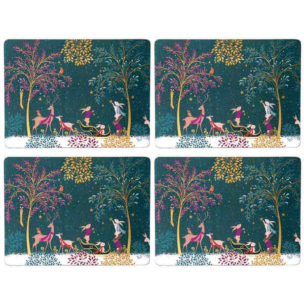 royal worcester Woodland Tales Set of 4 Large Placemats