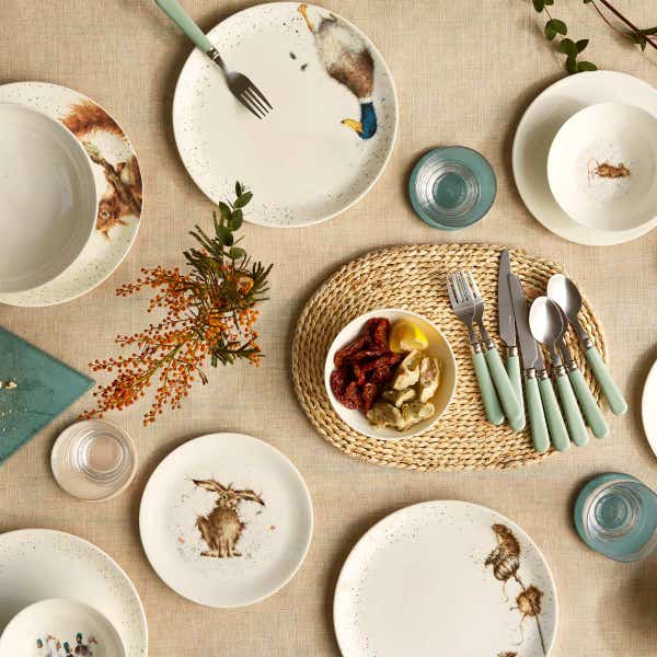 Royal Worcester Wrendale Designs 16-Piece Tableware Set