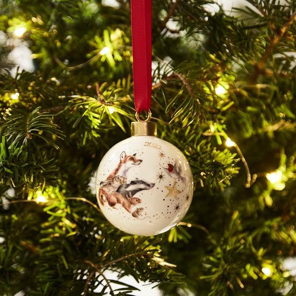 Royal Worcester Wrendale Designs Annual Star Of Wonder Bauble
