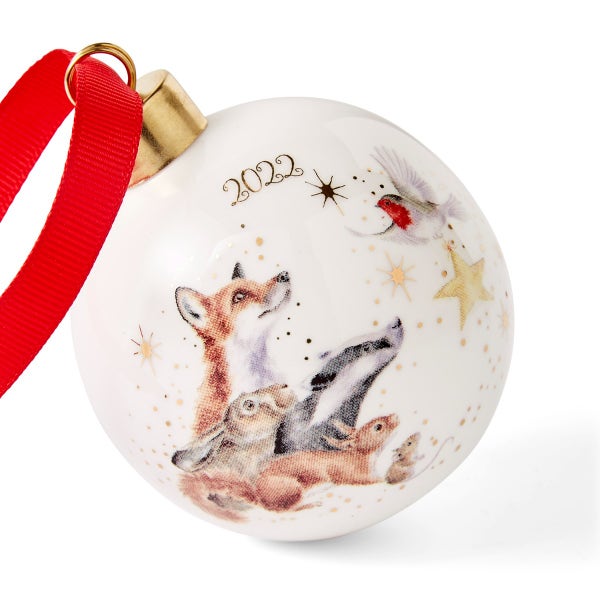 Royal Worcester Wrendale Designs Annual Star Of Wonder Bauble