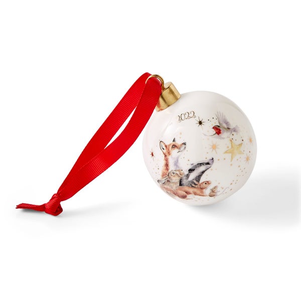Royal Worcester Wrendale Designs Annual Star Of Wonder Bauble