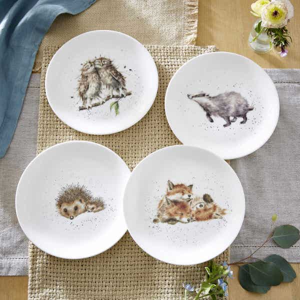 Royal Worcester Wrendale Designs Assorted Coupe Plates 20cm