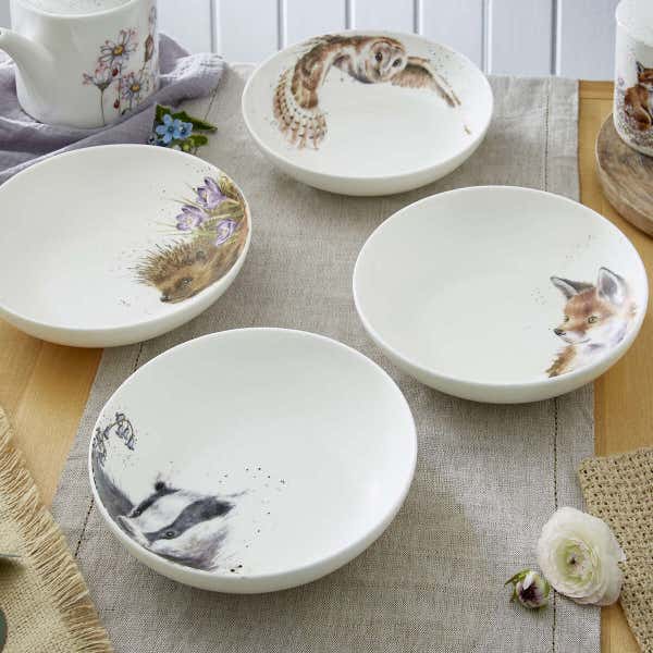 Royal Worcester Wrendale Designs Assorted Pasta Bowls