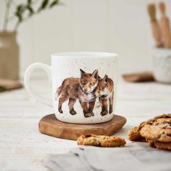 Royal Worcester Wrendale Designs Born To Be Wild Fox Mug