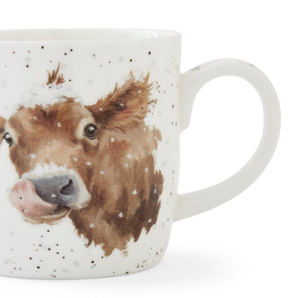 Royal Worcester Wrendale Designs Chistmas Gift Set Of 4 Mugs