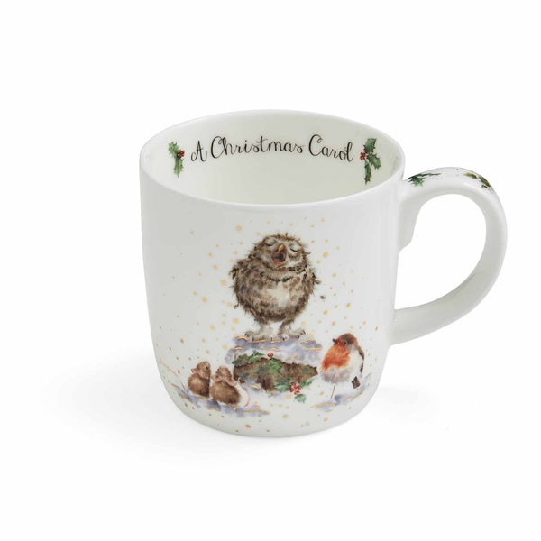 royal worcester Wrendale Designs Christmas Carol Mug