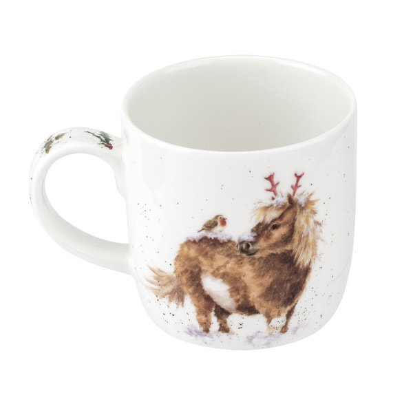 Royal Worcester Wrendale Designs Christmas Gift Set Of 4 Mugs