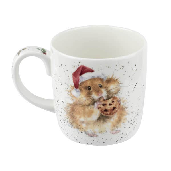Royal Worcester Wrendale Designs Cookies For Santa Large Mug