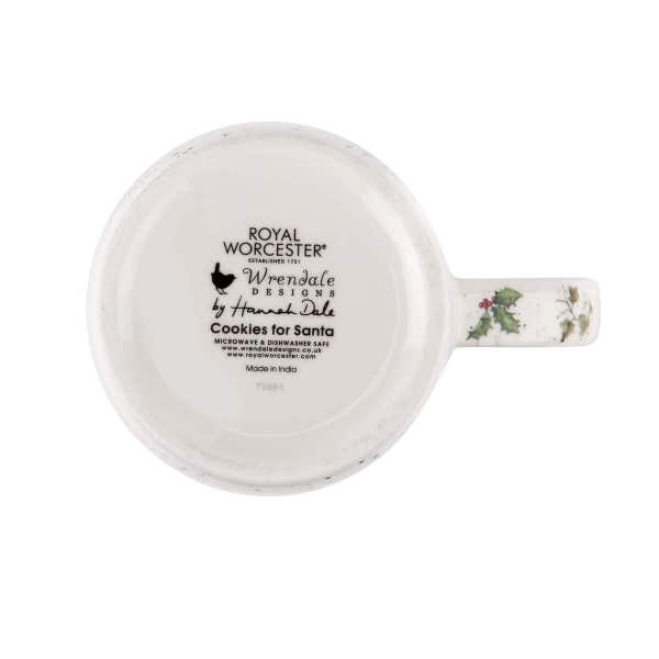 Royal Worcester Wrendale Designs Cookies For Santa Large Mug