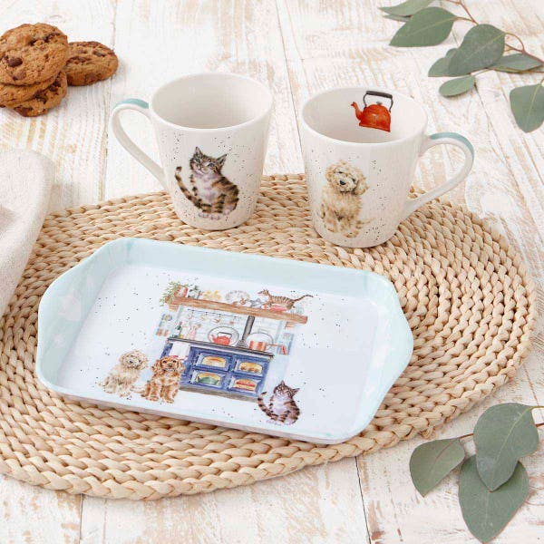 Royal Worcester Wrendale Designs Country Kitchen Mug & Tray Set
