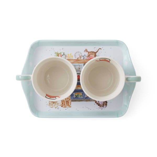 Royal Worcester Wrendale Designs Country Kitchen Mug & Tray Set
