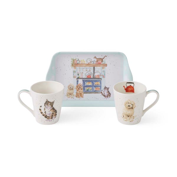 royal worcester Wrendale Designs Country Kitchen Mug & Tray Set