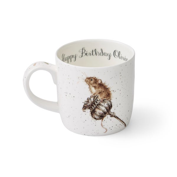 royal worcester Wrendale Designs Country Mice Personalised Mug