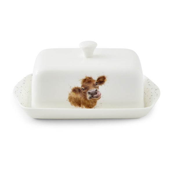 royal worcester Wrendale Designs Covered Butter Dish