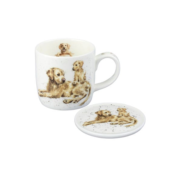 royal worcester Wrendale Designs Devotion Mug & Coaster Set