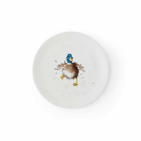 Royal Worcester Wrendale Designs Duck Set Of 4 Coupe Plates