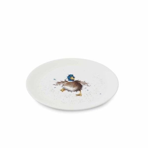 Royal Worcester Wrendale Designs Duck Set Of 4 Coupe Plates