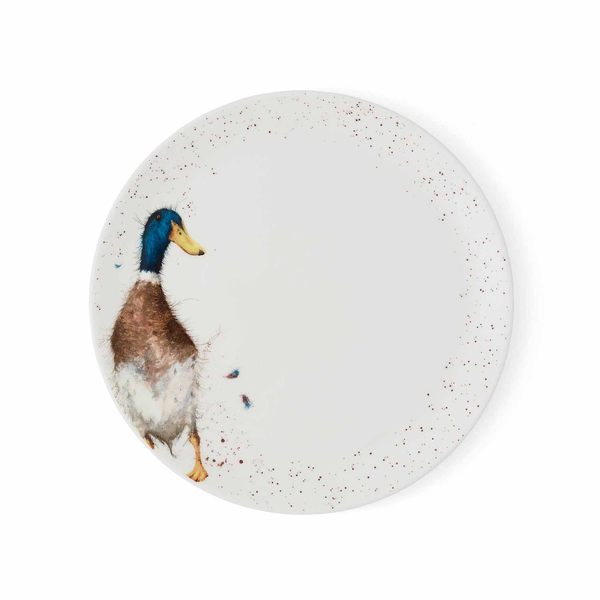 Royal Worcester Wrendale Designs Duck Set Of 4 Coupe Plates