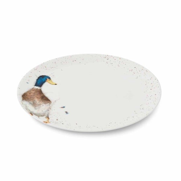 Royal Worcester Wrendale Designs Duck Set Of 4 Coupe Plates