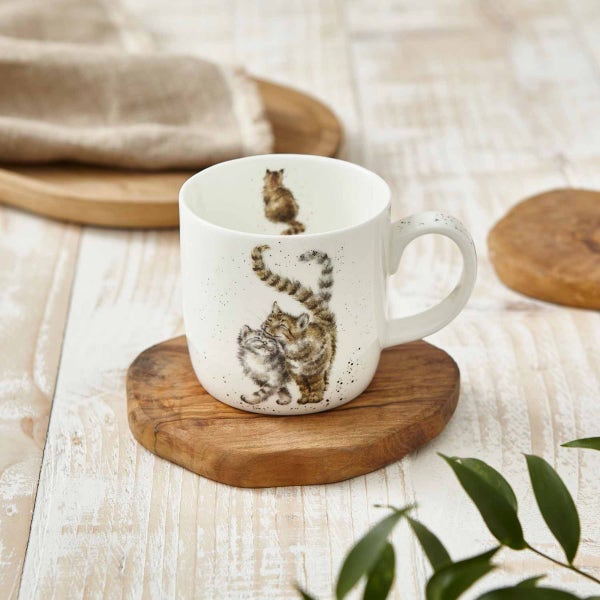 Royal Worcester Wrendale Designs Feline Good Cat Mug