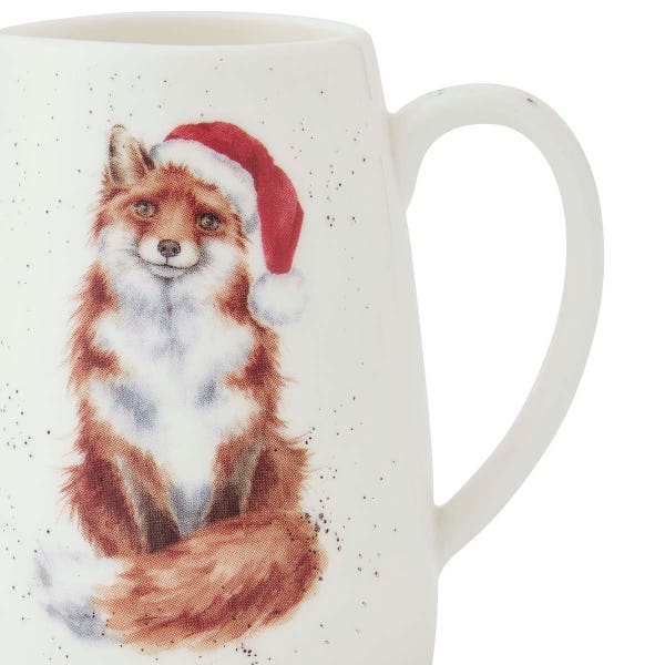 Royal Worcester Wrendale Designs Festive Fox Posy Jug