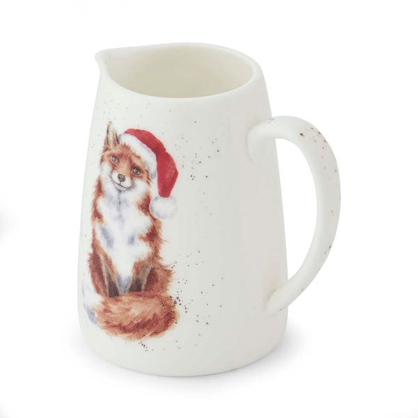 Royal Worcester Wrendale Designs Festive Fox Posy Jug