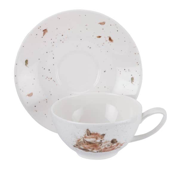 Royal Worcester Wrendale Designs Fox Large Cup & Saucer
