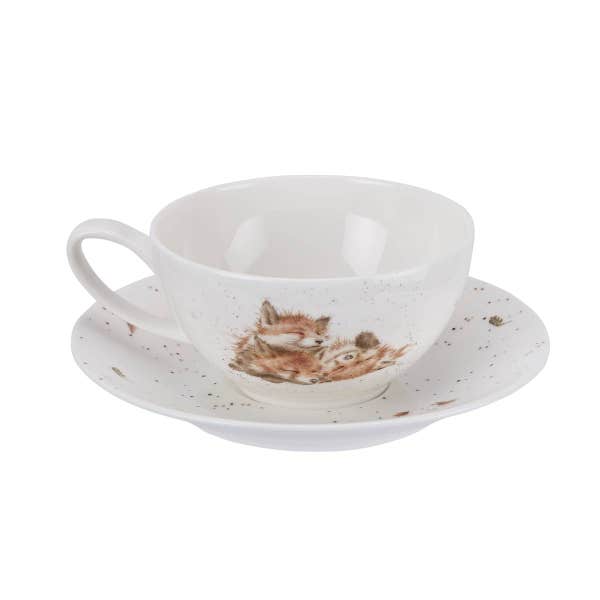 Royal Worcester Wrendale Designs Fox Large Cup & Saucer