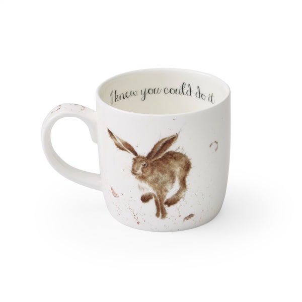 royal worcester Wrendale Designs Good Hare Day Personalised Mug