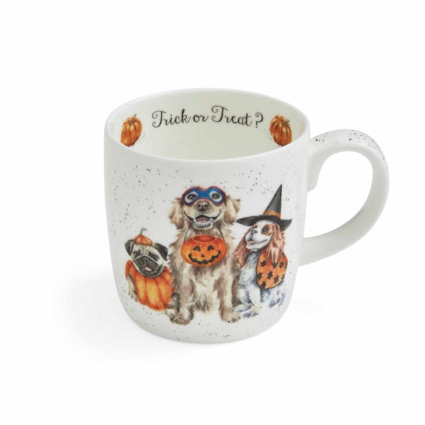 royal worcester Wrendale Designs Halloween Trick or Treat Mug