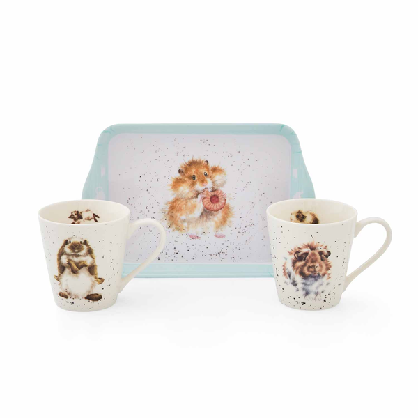royal worcester Wrendale Designs Hamster Mug & Tray Set