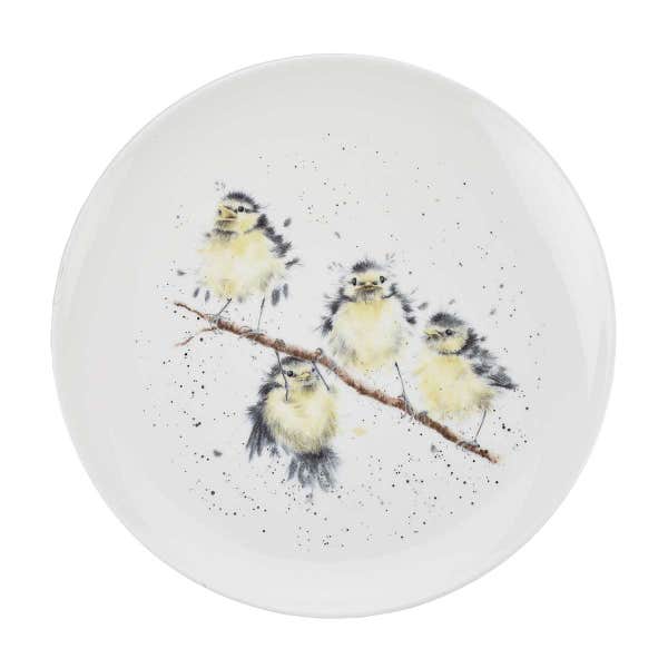 Royal Worcester Wrendale Designs Hanging Out Footed Cake Plate