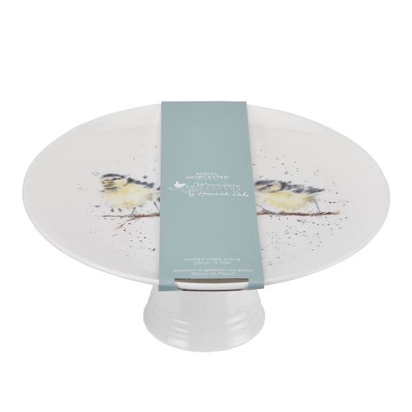 Royal Worcester Wrendale Designs Hanging Out Footed Cake Plate