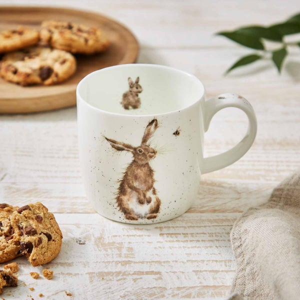 Royal Worcester Wrendale Designs Hare And The Bee Personalised Mug